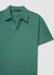 Plain-coloured polo T-shirt