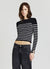 Maglia  girocollo a righe