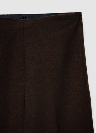 High-waisted palazzo trousers
