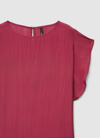 Bluse mit Volantärmeln