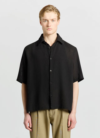 Camicia boxy tinta unita