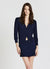 Cardigan intrecciato con bottoni