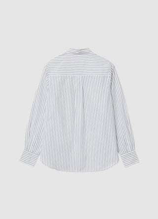 Camicia misto cotone a righe