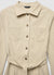 Vestito camicia effetto velluto