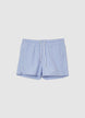 Gestreifte Strand-Bermudashorts - S