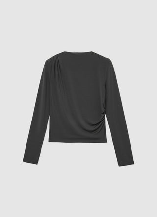 T-shirt con arricciatura