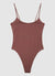 Solid colour bodysuit with thin straps