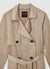 Trenchcoat in Wildlederoptik