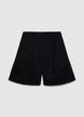 Leinen-Bermudashorts uni gefärbt - XS