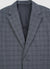 Single-breasted checked jacket