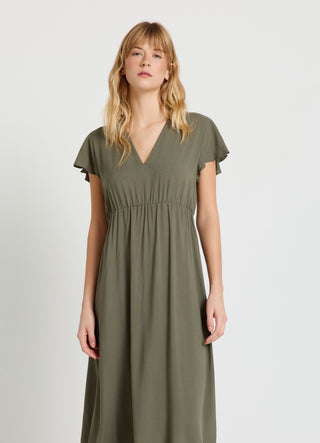 Kleid mit Volantärmeln