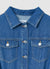 Abito lungo in denim con cintura