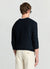 Rundhalsausschnitt Pullover mit Rippstrickmuster