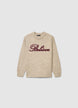Maglia girocollo con scritta - M