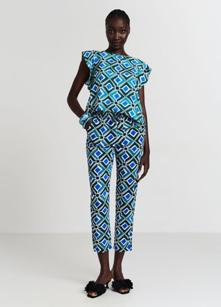 Patterned trousers