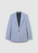 Einfarbige Einreiherjacke - XS