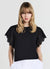Sangallo ruffle T-shirt