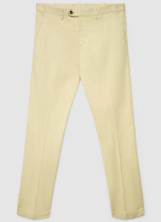 Plain-coloured chino trousers