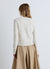 Crew neck jumper with dotted pattern