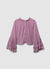Blusa maniche volant