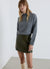 Plain-colour polo neck jumper