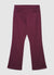 Pantalon flare cropped uni