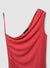 Ein-Schulter-Kleid mit Rüschen