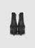Faux leather ankle boots