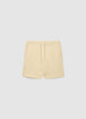 Pantaloncini sportivi a tinta unita con coulisse - S