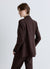 Double-breasted six-button blazer jacket