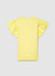 T-shirt con maniche a volant sangallo