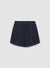 Pantaloncini denim cuciture a contrasto