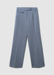 Straight trousers with pocket - XS