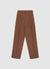 Plain straight-leg trousers