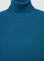 Uni-farbener Rollkragenpullover