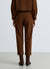Straight corduroy trousers with cuffed hem