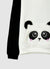 Felpa con cappuccio e tasca panda