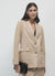 Buckskin-effect blazer