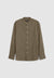 Linen-blend Korean shirt
