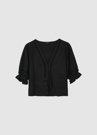 Jour embroidery blouse