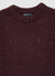 Crew neck jumper with dotted pattern