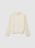 Solid colour Perkins collar jumper