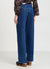Jeans wide leg con tasche alla francese