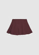 Faltenshorts mit Spitzenbesatz - XS