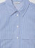 Camicia crop a righe con tasconi