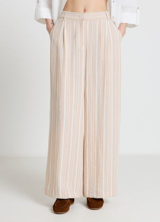 Striped palazzo trousers