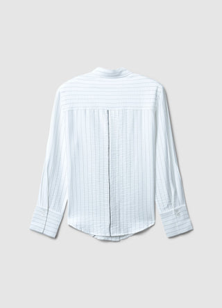 Camicia a maniche lunghe con righe