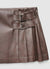 Gonna-pantalone plissé con fibbie