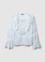 Lace frill blouse