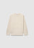 Pull boxy uni à col rond